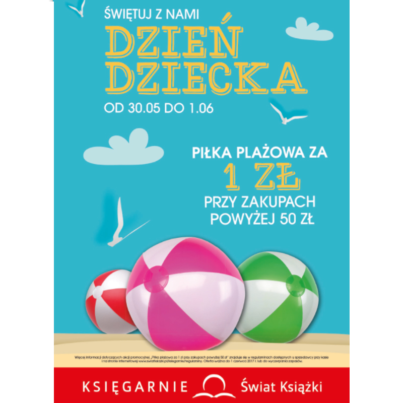 Dzień Dziecka – KSIĘGARNIE ŚWIAT KSIĄŻKI - Galeria Korona Kielce