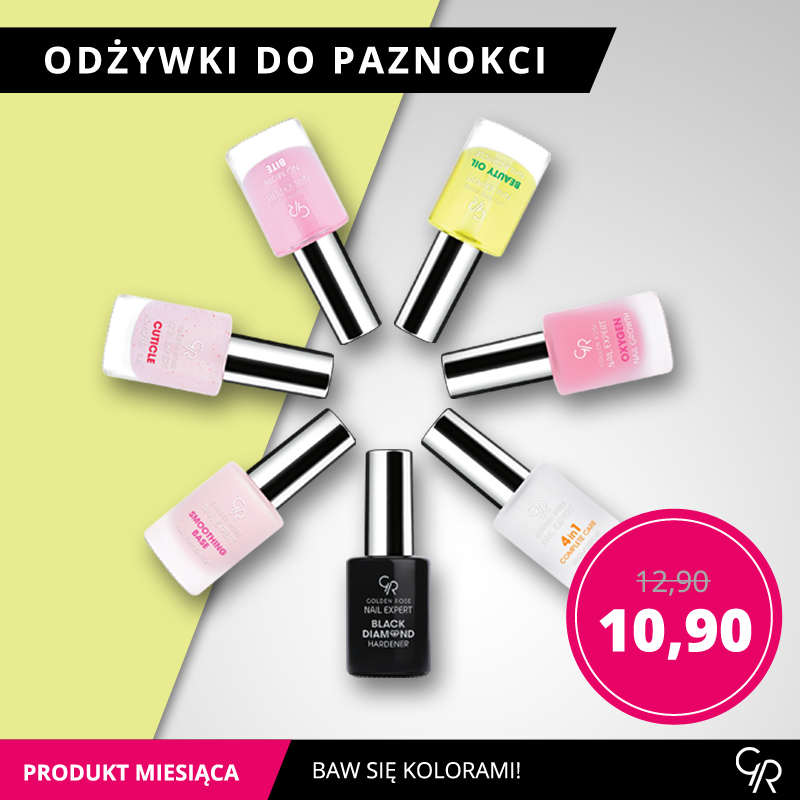 Odżywki do paznokci w super cenie w GOLDEN ROSE - Galeria Korona Kielce