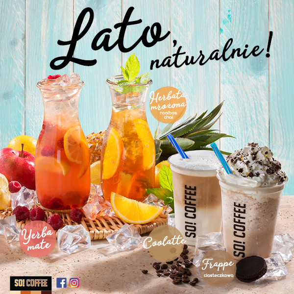 Lato naturalnie z SO!COFFEE - Galeria Korona Kielce