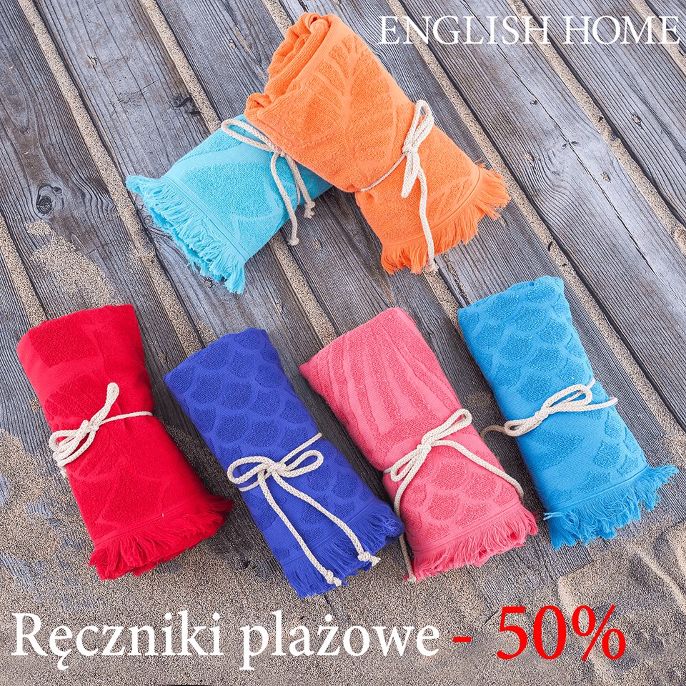 Ręczniki plażowe – 50% w ENGLISH HOME - Galeria Korona Kielce