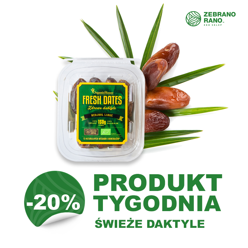 Świeże daktyle -20% w ZEBRANO RANO - Galeria Korona Kielce
