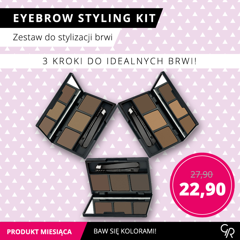 3 kroki do idealnych brwi z GOLDEN ROSE - Galeria Korona Kielce