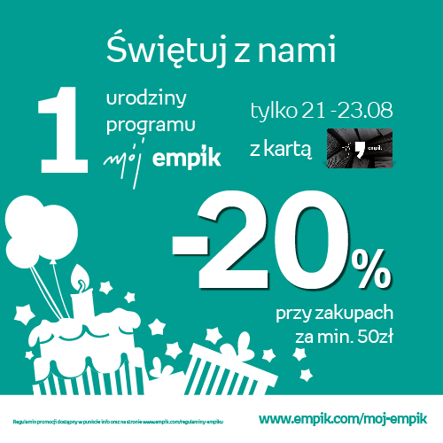 1 urodziny programu Mój EMPIK - Galeria Korona Kielce