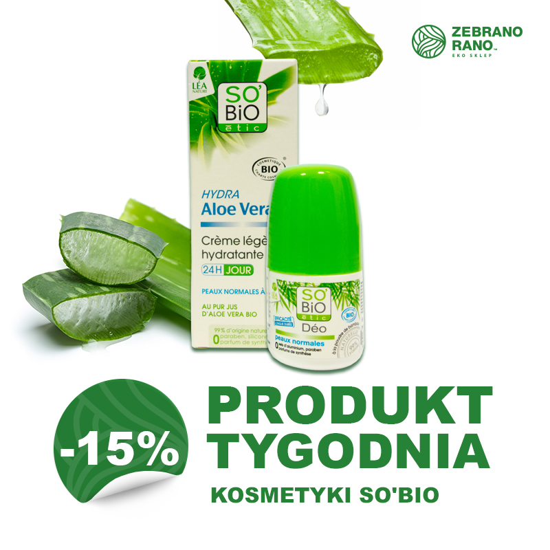 Linia kosmetyków So Bio -15% w ZEBRANO RANO - Galeria Korona Kielce