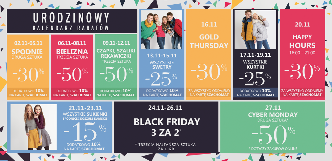 Świętuj z SZACHOWNICĄ 15 urodziny - Galeria Korona Kielce