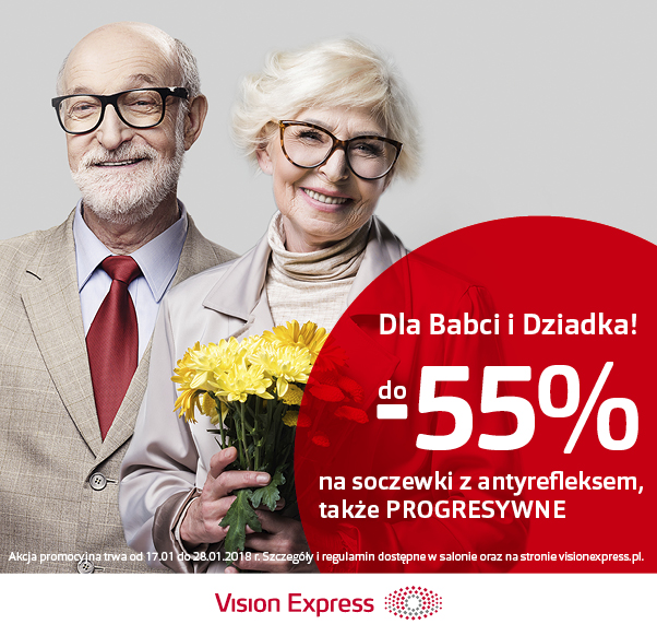 Dzień Babci i Dziadka z VISION EXPRESS - Galeria Korona Kielce