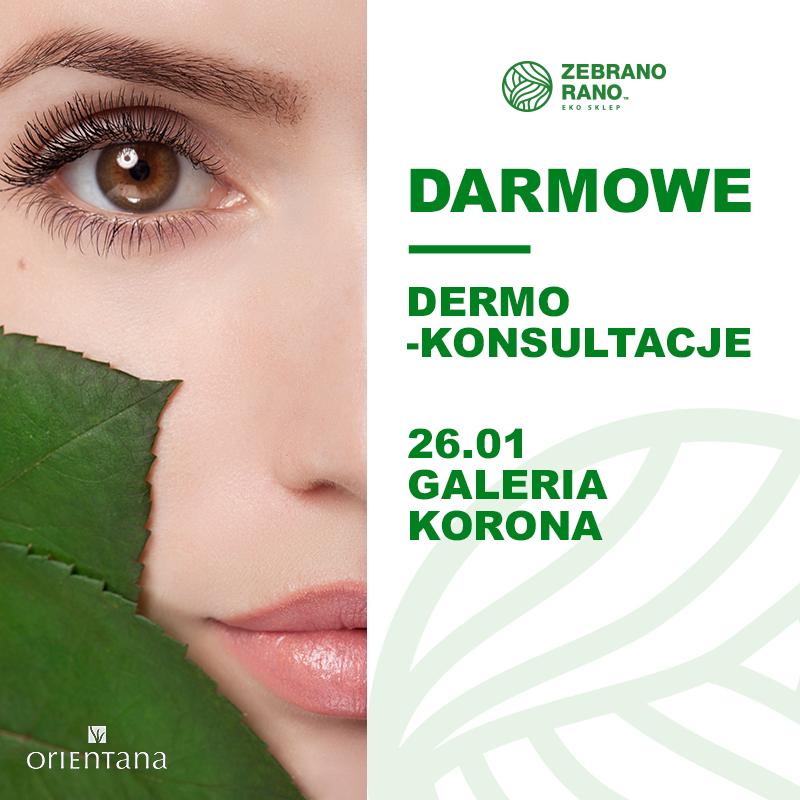 Darmowe dermokonsultacje w ZEBRANO RANO - Galeria Korona Kielce