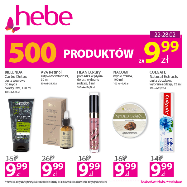 Promocja w HEBE - Galeria Korona Kielce