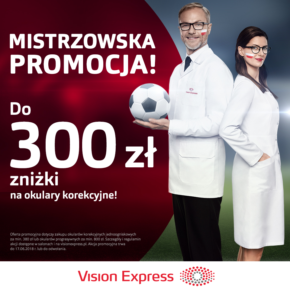 Z VISION EXPRESS zadbasz o Swój wzrok po mistrzowsku! - Galeria Korona Kielce