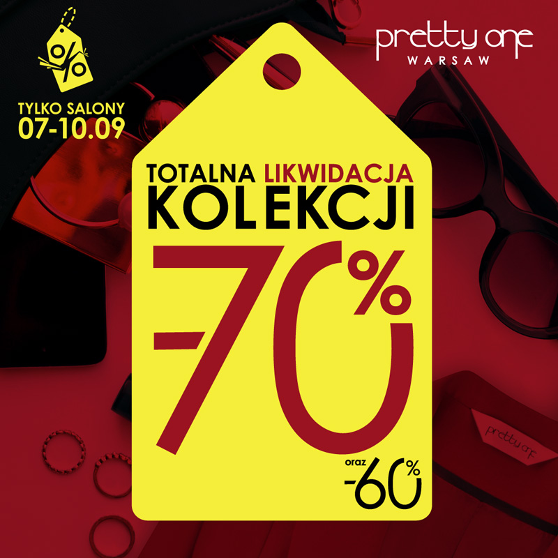Totalna likwidacja kolekcji w PRETTY ONE - Galeria Korona Kielce