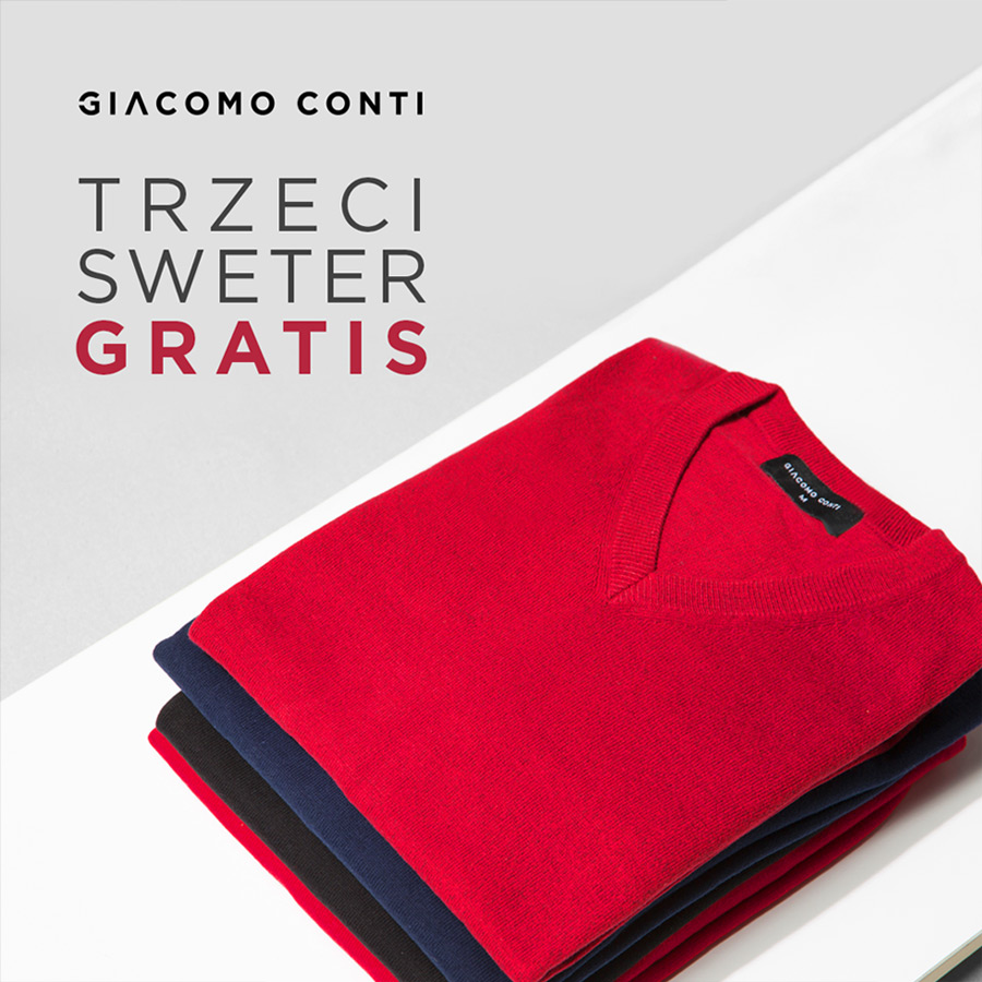 3 sweter gratis w GIACOMO CONTI - Galeria Korona Kielce