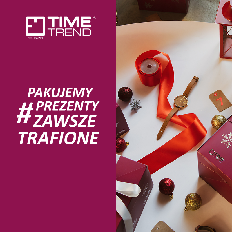 Bezpłatne pakowanie prezentów w Time Trend - Galeria Korona Kielce