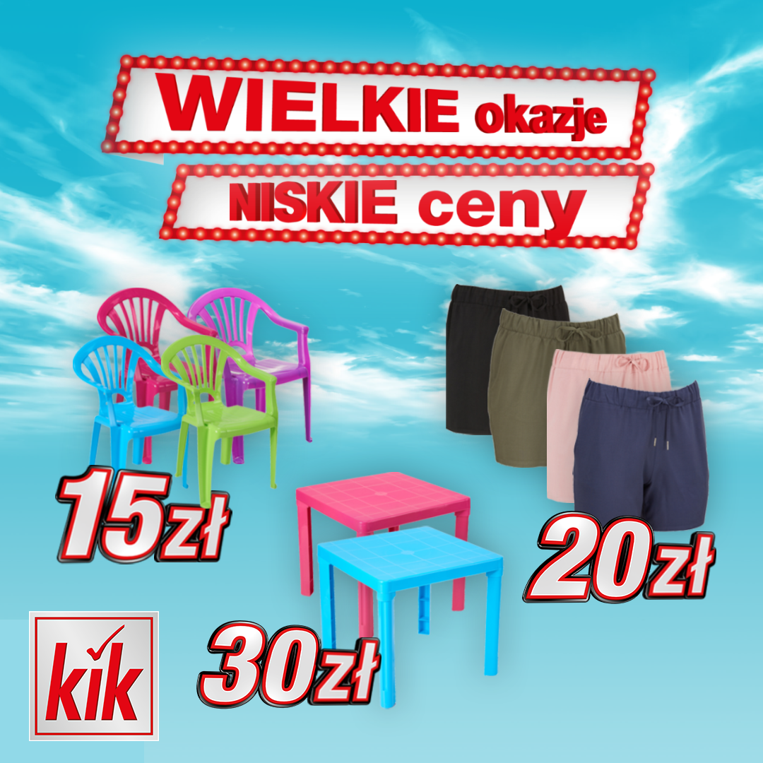 Skorzystaj z jubileuszowych okazji w KiK! - Galeria Korona Kielce