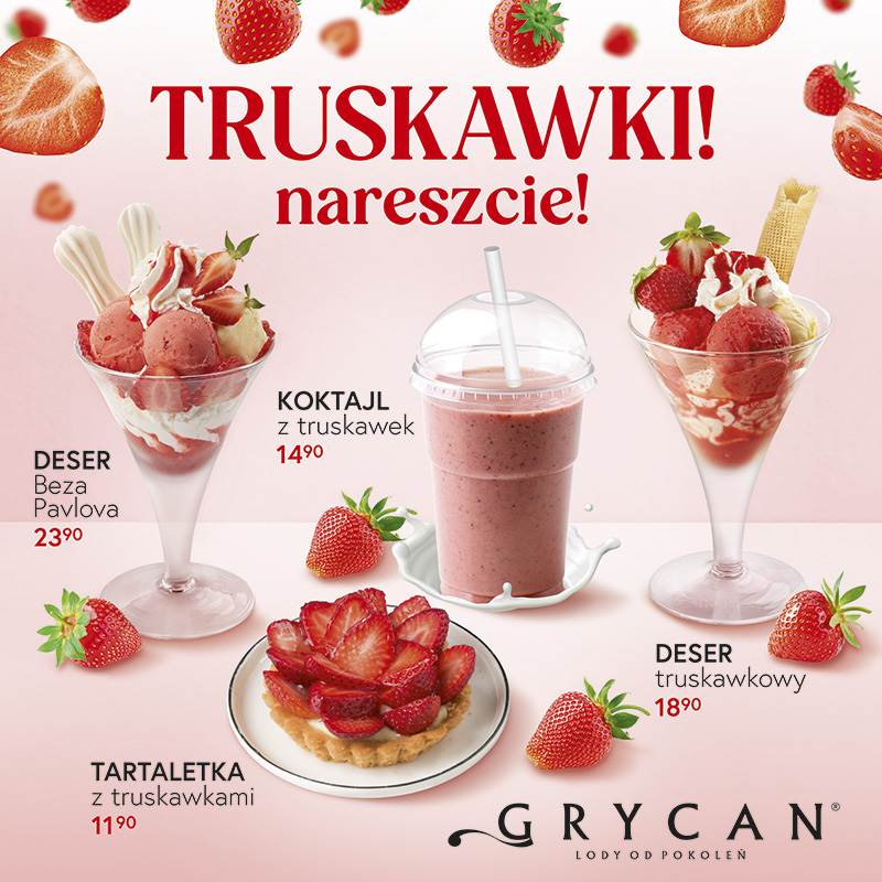 Nowa oferta marki Grycan Truskawki! - Galeria korona