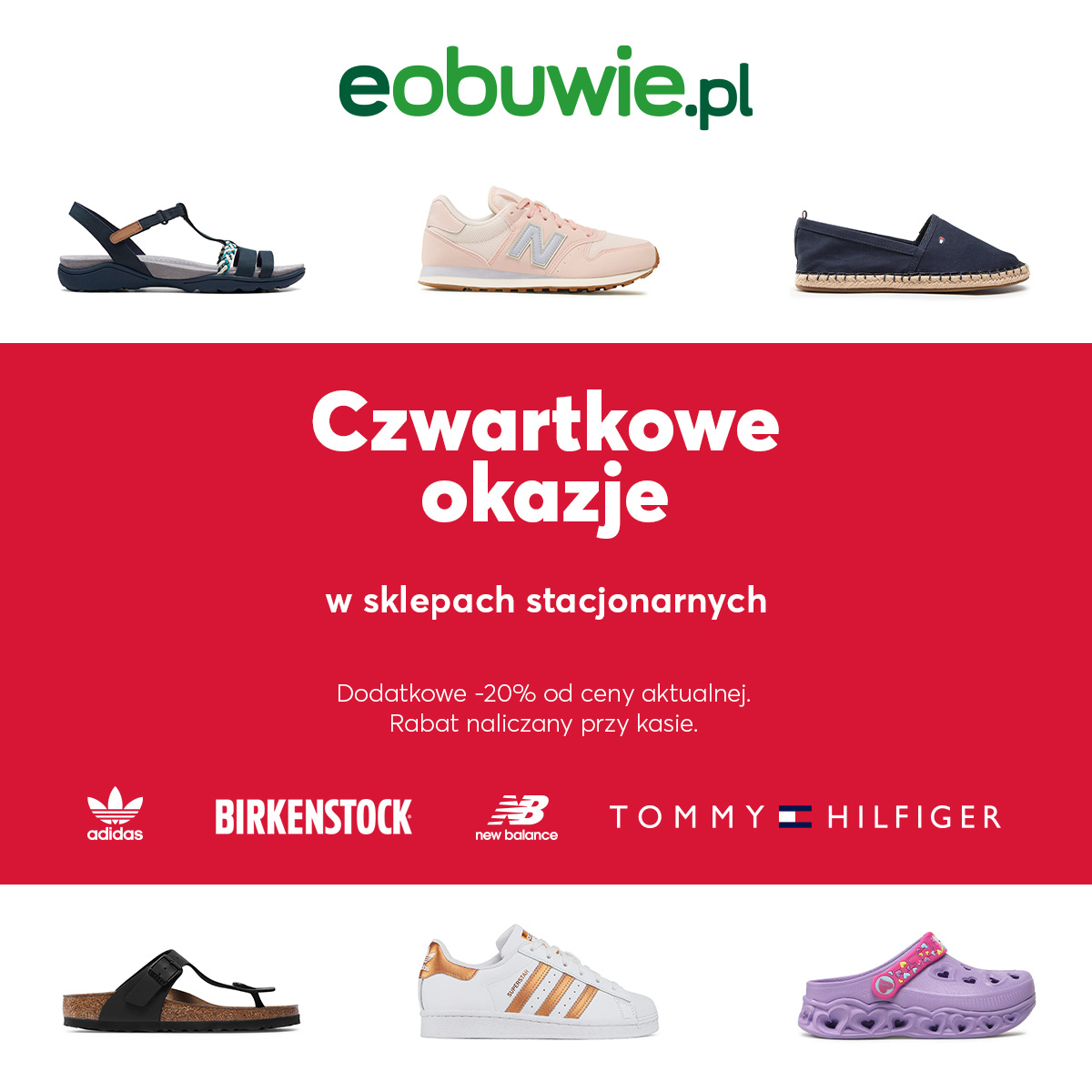 TYLKO DZIŚ, czwartkowe okazje w eobuwie.pl! - Galeria Korona Kielce