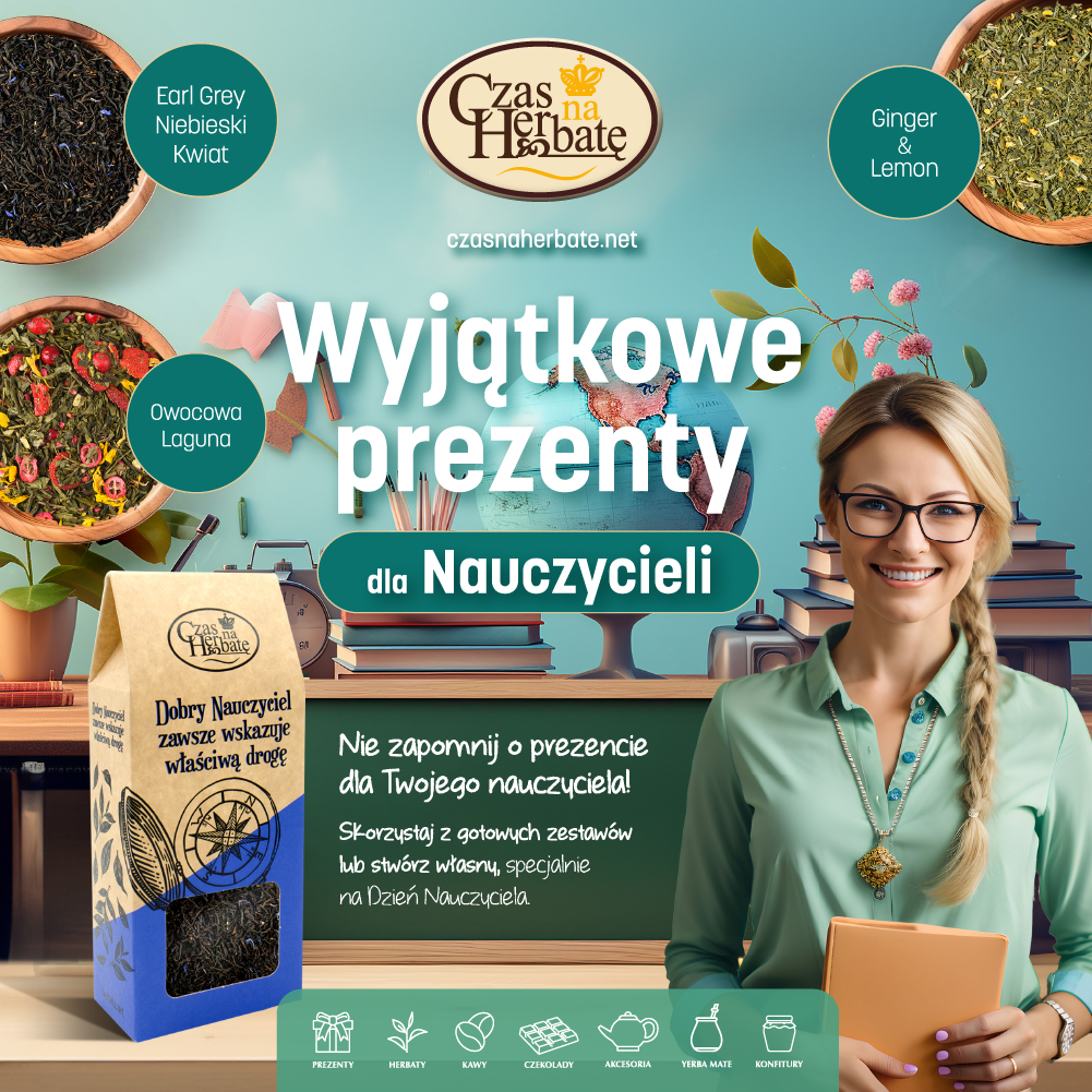 Dzień Nauczyciela w sklepach Czas na Herbatę - Galeria Korona Kielce
