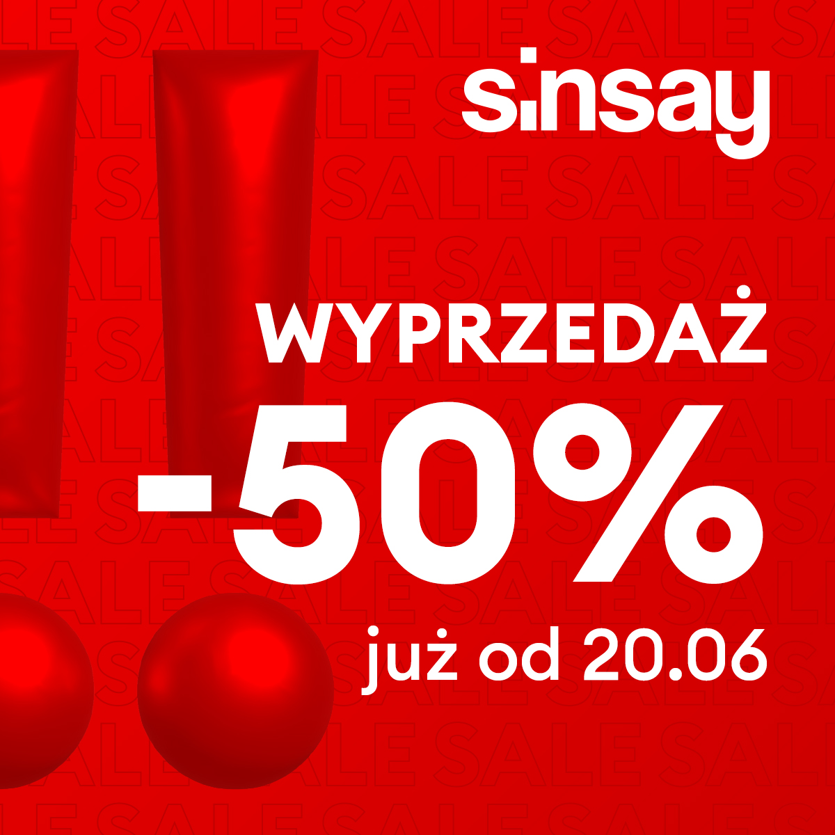 Wyprzedaż sezonowa w Sinsay ruszyła! - Galeria Korona Kielce