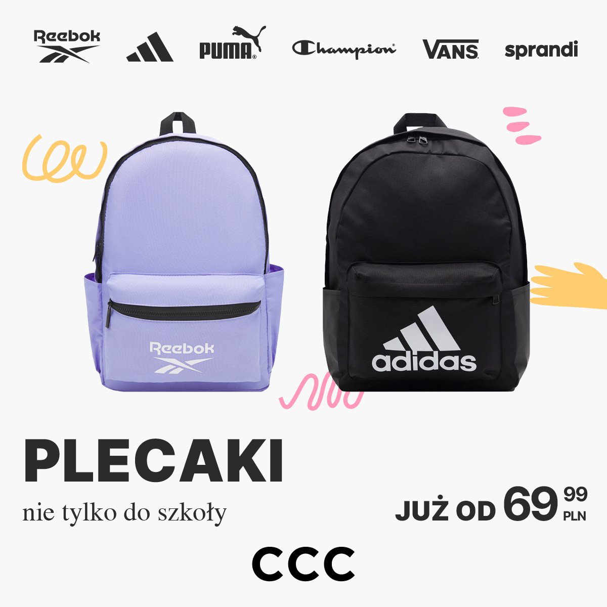 Plecaki nie tylko do szkoły – nowa kolekcja już w CCC! - Galeria Korona Kielce