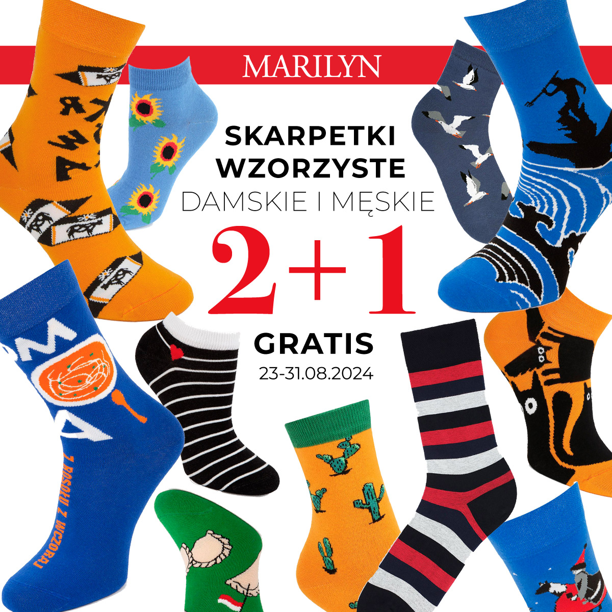 Skarpetki wzorzyste - Galeria Korona Kielce
