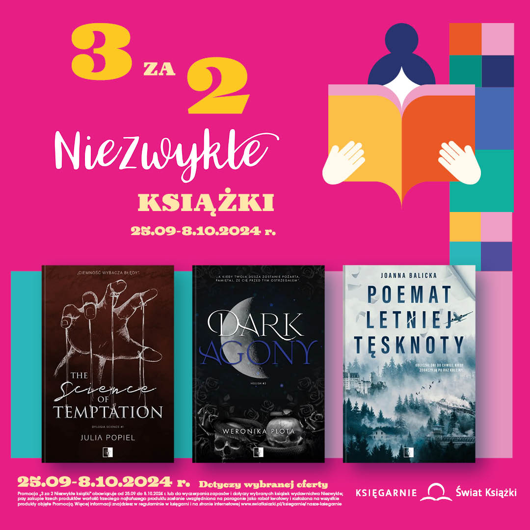 Czas na NieZwykłą promocję w stacjonarnych Księgarniach Świat Książki! - Galeria Korona Kielce