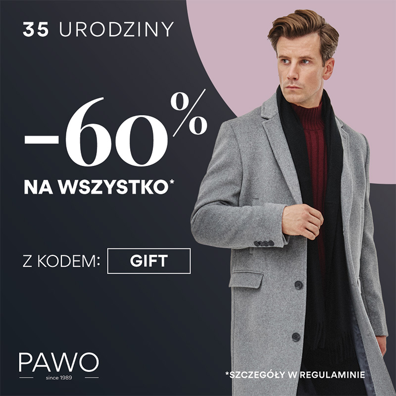 Z okazji 35. urodzin Pawo zapraszamy na wyjątkową promocję! - Galeria Korona Kielce
