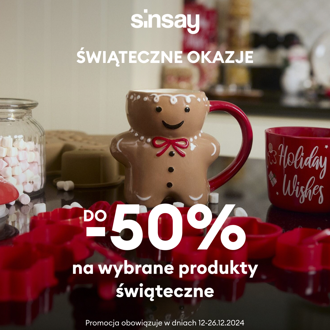 Świąteczne okazje w Sinsay - Galeria Korona Kielce