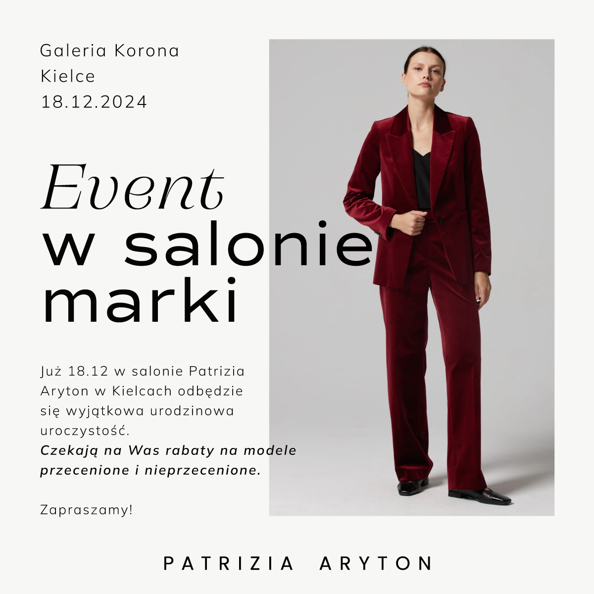 Urodziny Salonu Patrizia Aryton - Galeria Korona Kielce