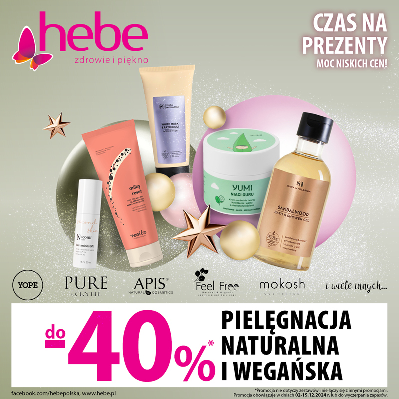PIELĘGNACJA NATURALNA I WEGAŃSKA do-40% - Galeria Korona Kielce