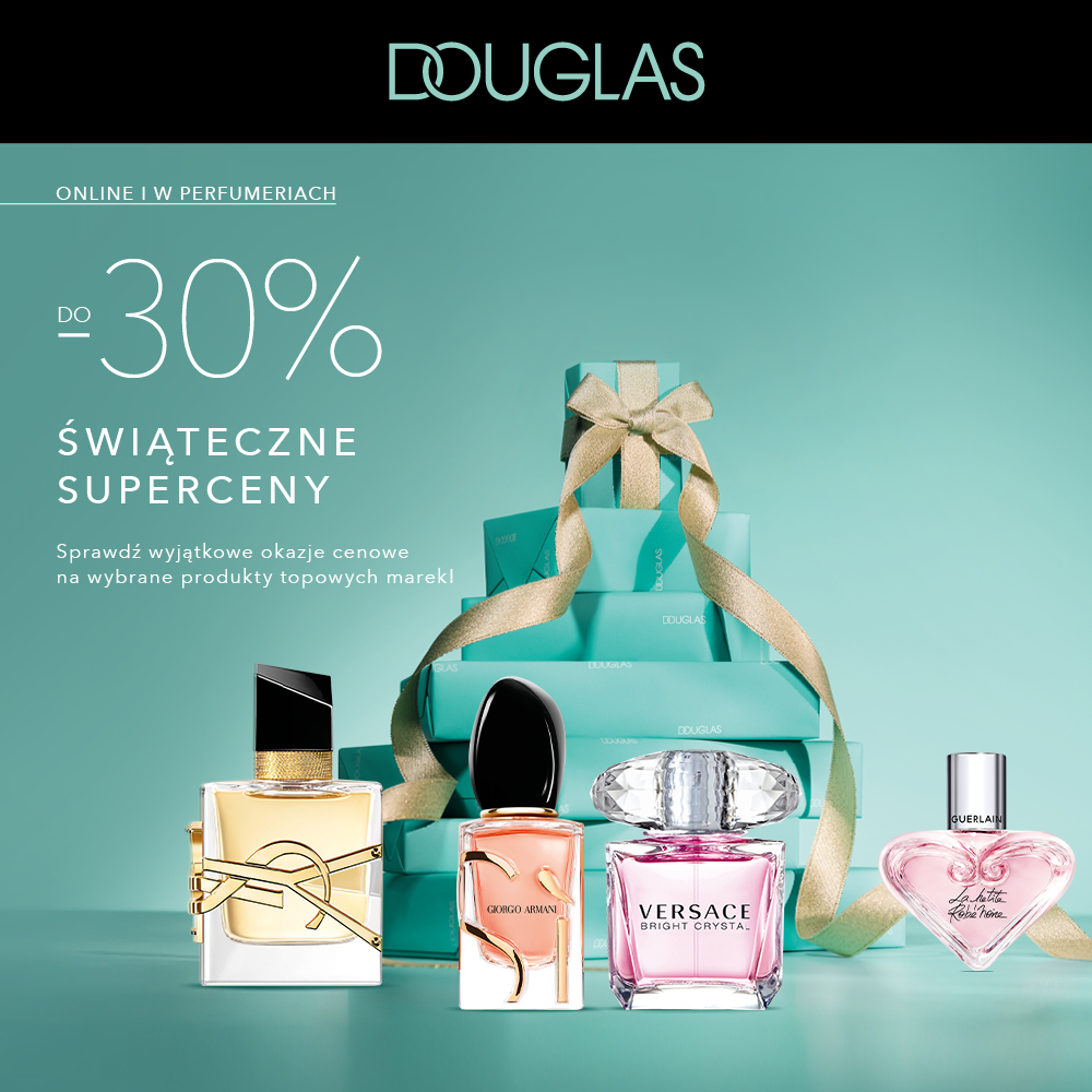 ŚWIĄTECZNE SUPER CENY W PERFUMERIACH DOUGLAS - Galeria Korona Kielce