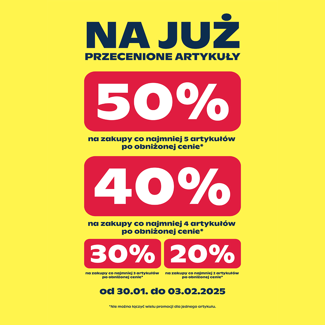 Aktualna akcje rabatowa - Galeria Korona Kielce