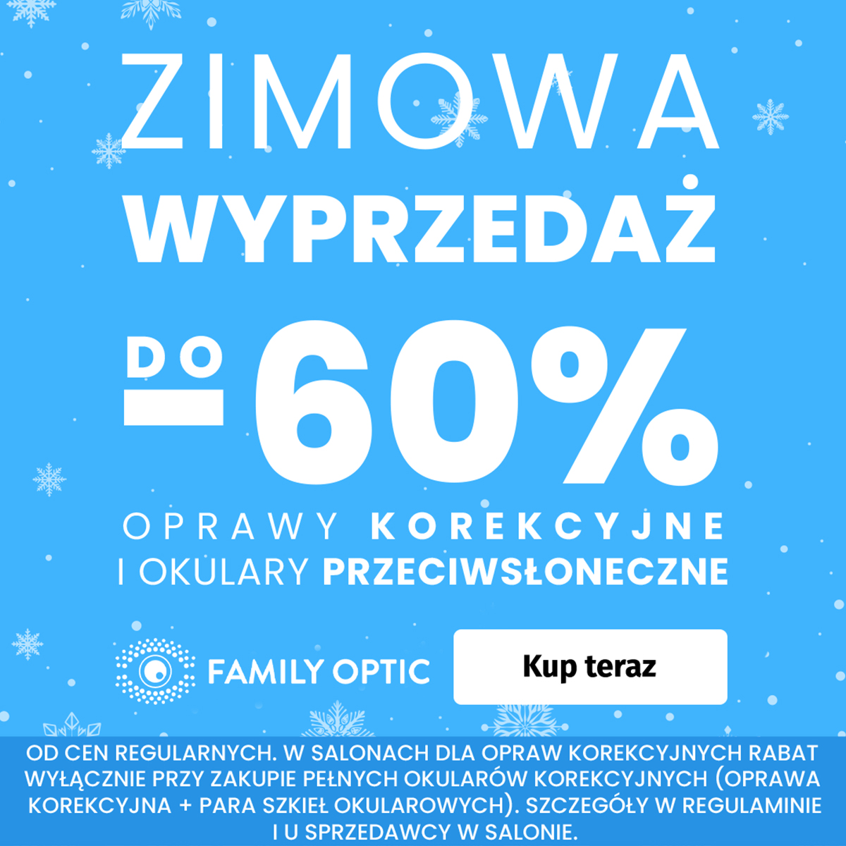 Zimowa wyprzedaż w Family Optic nawet do -60%! - Galeria Korona Kielce