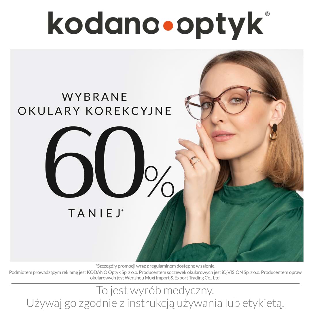 Wybrane okulary korekcyjne aż 60% taniej! - Galeria Korona Kielce