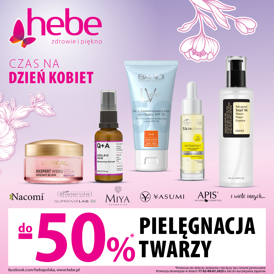 PIELĘGNACJA TWARZY do -50% - Galeria Korona Kielce