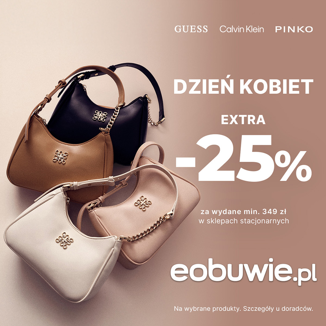 EXTRA 25% przy zakupach za min. 349 zł dostępna w sklepach stacjonarnych - Galeria Korona Kielce