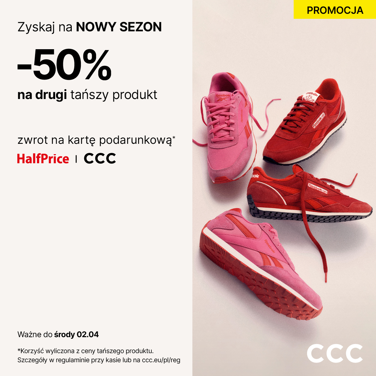 – 50% zwrotu na Kartę Podarunkową za drugi, tańszy produkt! - Galeria Korona Kielce