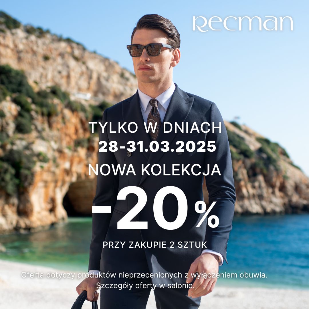 Recman 1080×1080 promocja - Galeria Korona Kielce