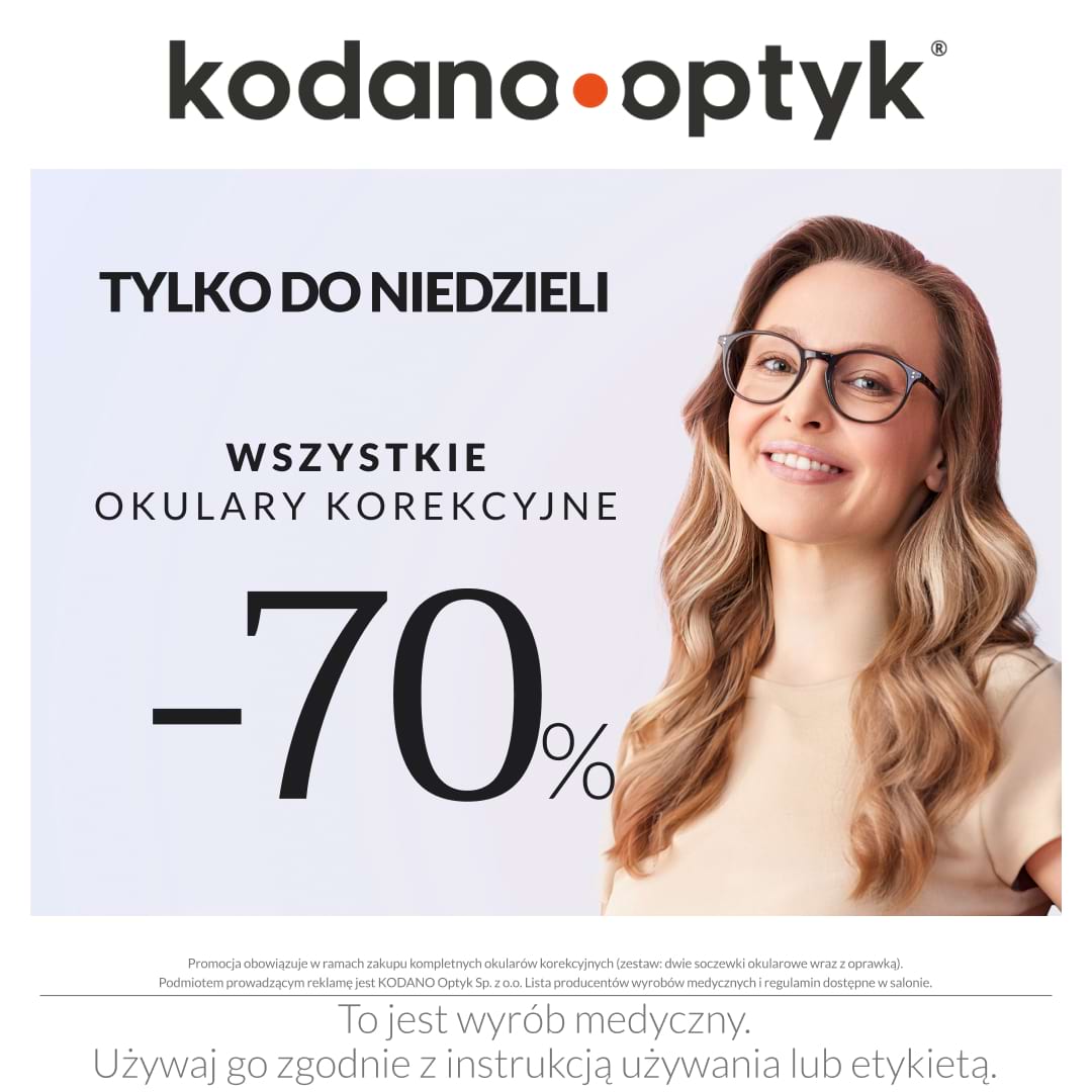 WSZYSTKIE okulary korekcyjne 70% taniej! - Galeria Korona Kielce