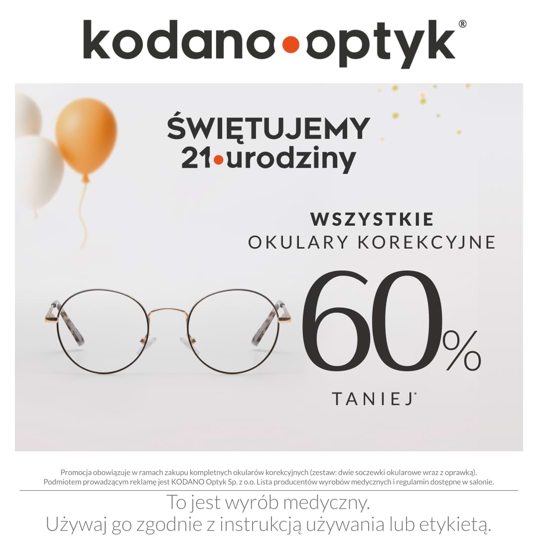 21 urodziny KODANO Optyk! - Galeria Korona Kielce
