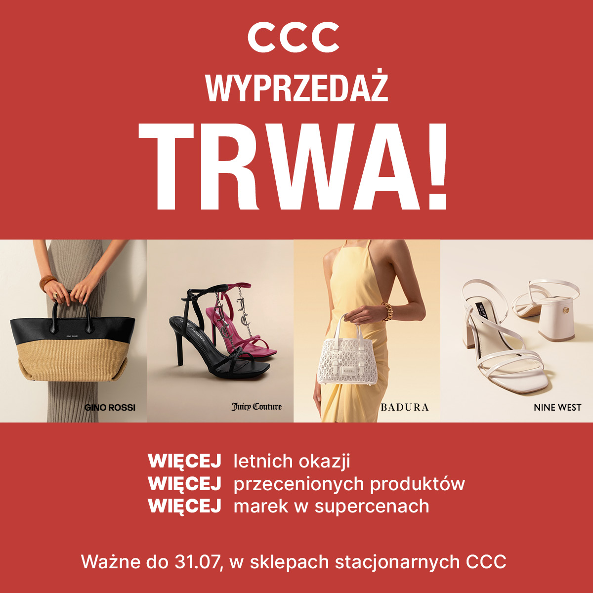 Kolejny etap wielkiej wyprzedaży w CCC! - Galeria Korona Kielce