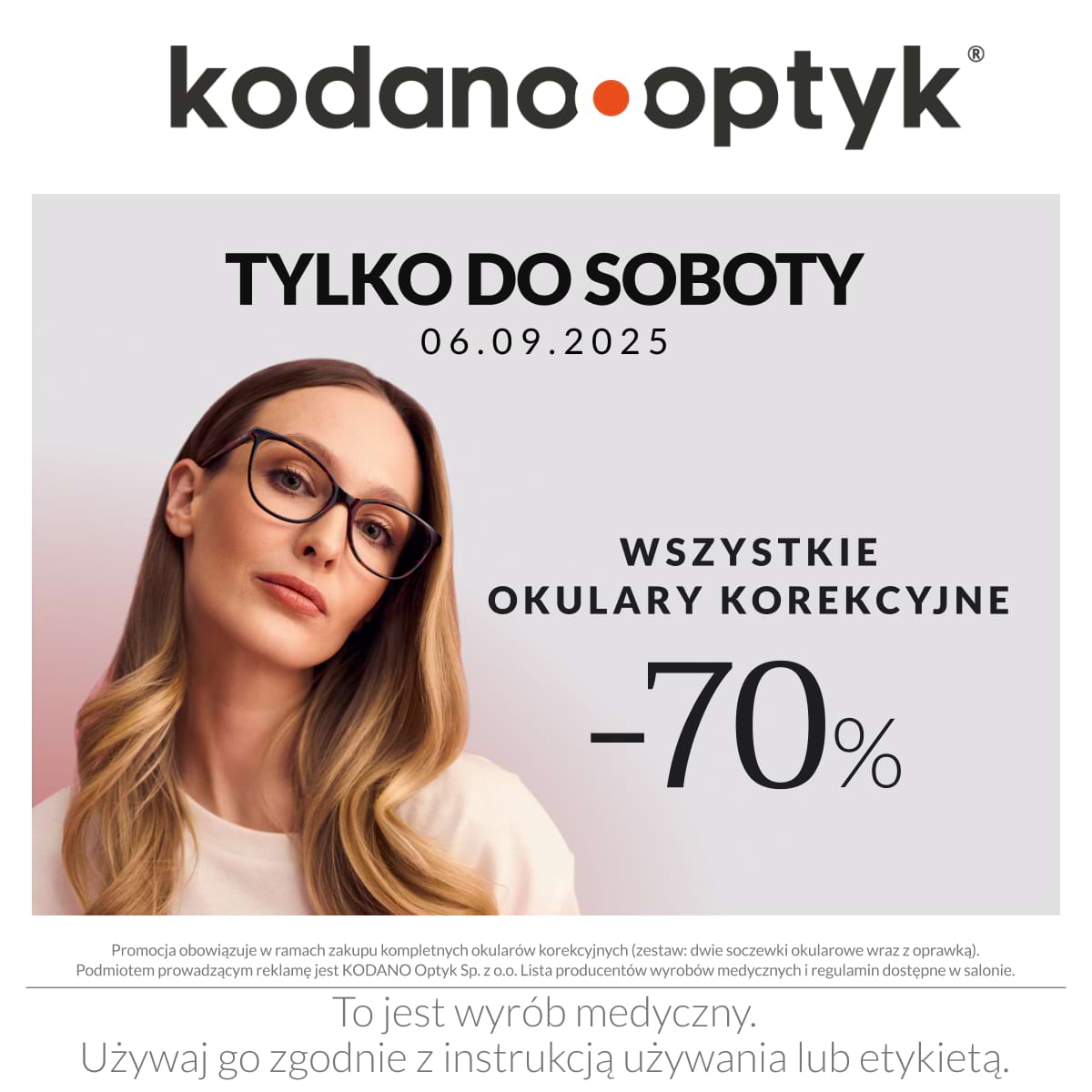 WSZYSTKIE okulary korekcyjne 70% taniej! - Galeria Korona Kielce