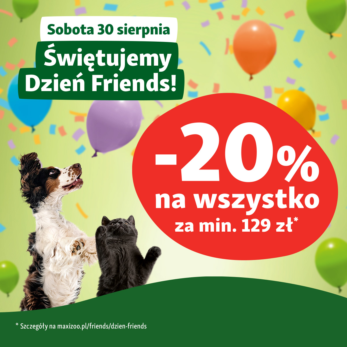 Dzień Friends 30.08 wielka promocja - Galeria Korona Kielce