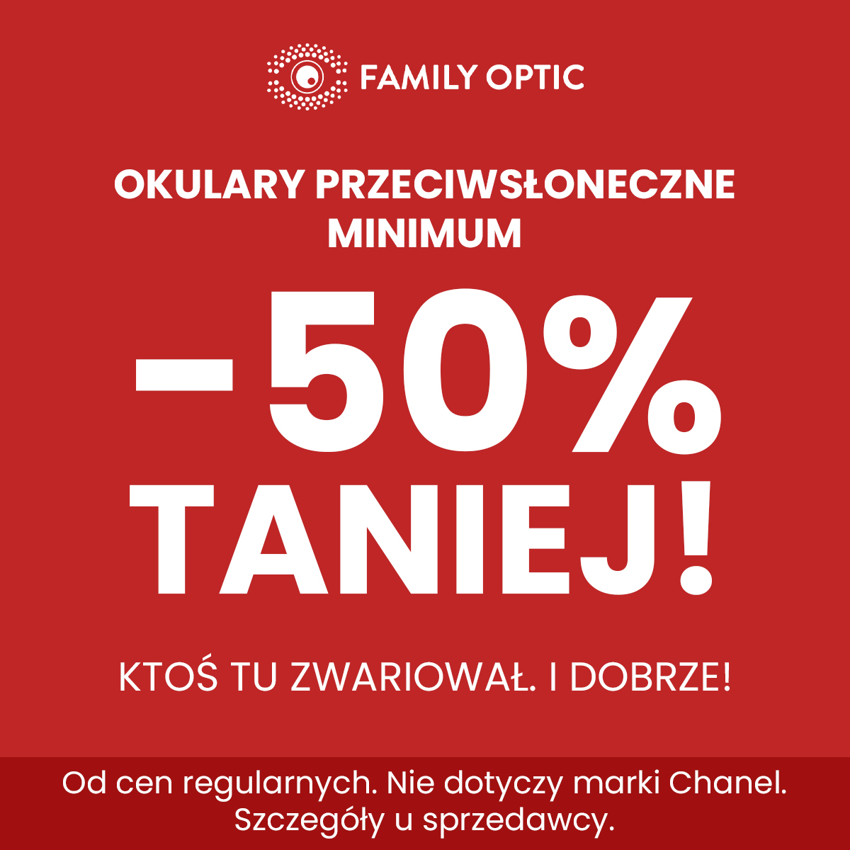 Letnia wyprzedaż w Family Optic! - Galeria Korona Kielce
