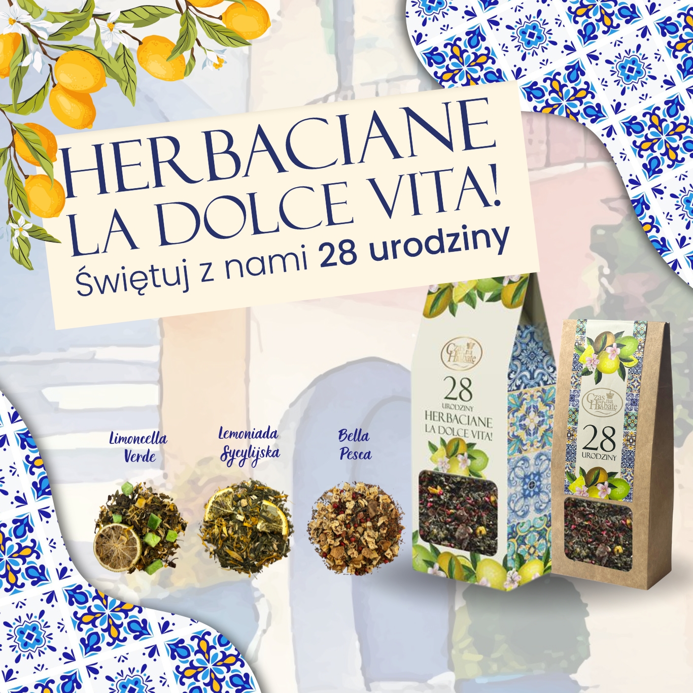 28 urodziny Czas na Herbatę w stylu La Dolce Vita! - Galeria Korona Kielce