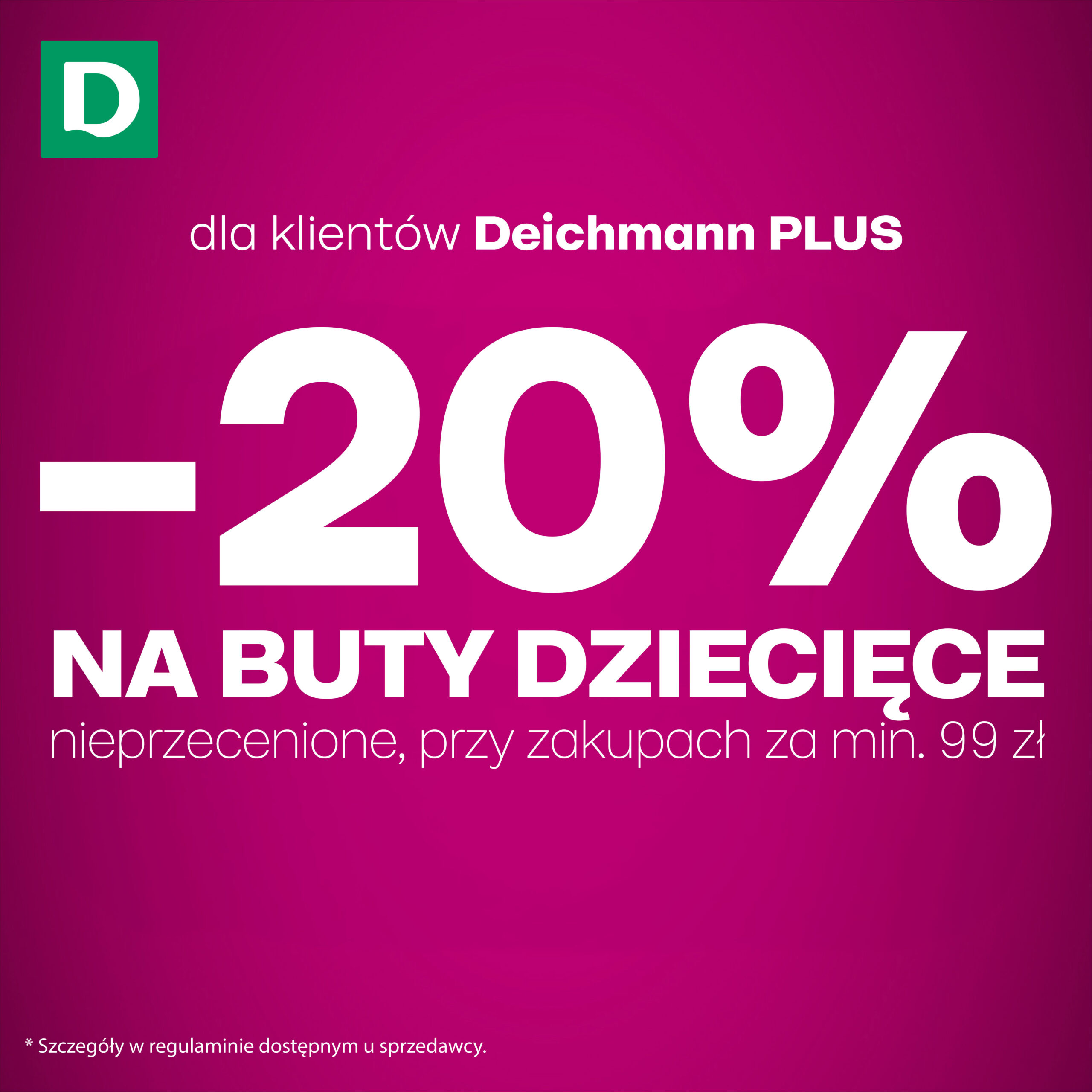 -20% na buty dziecięce - Galeria Korona Kielce