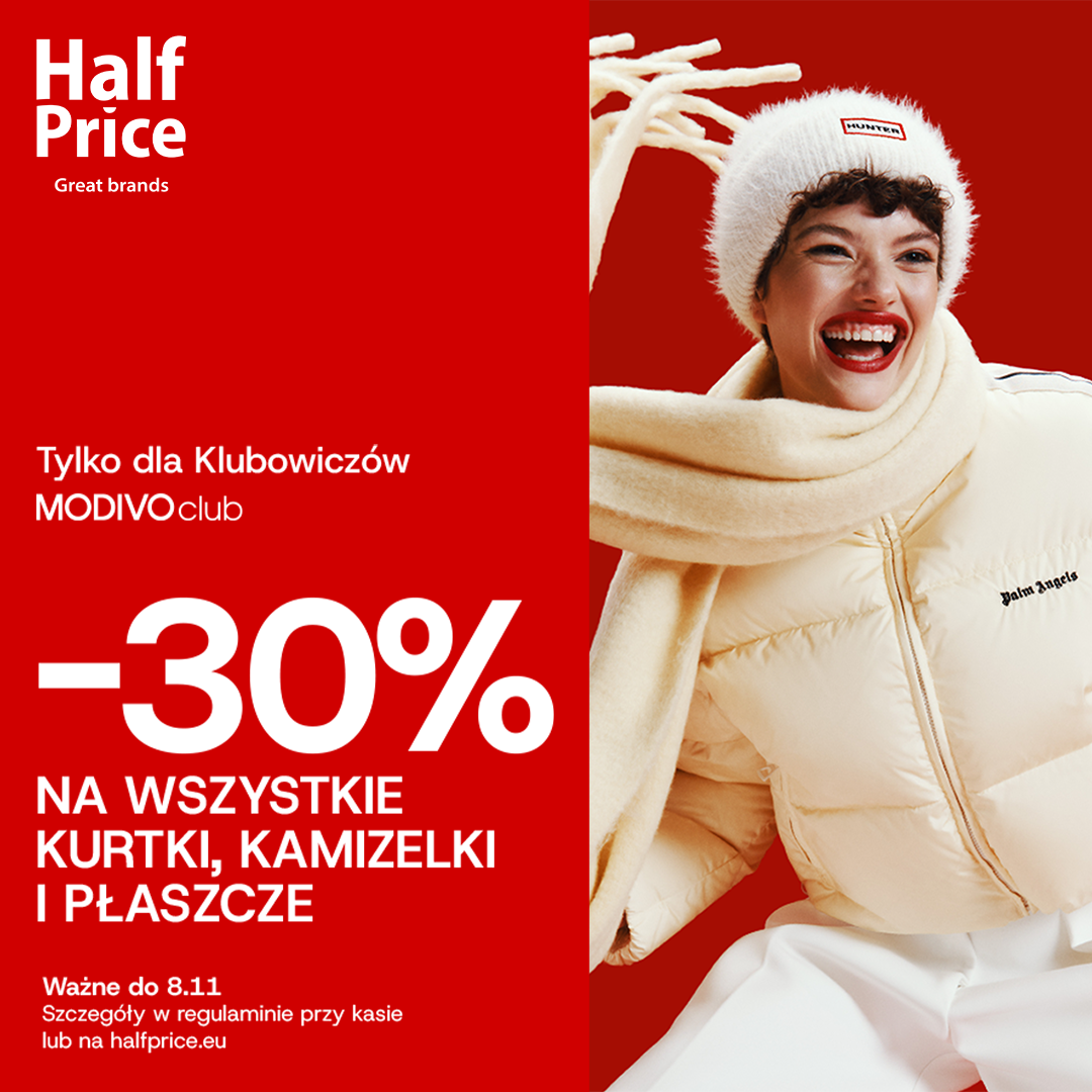 30 na wszystkie kurtki, kamizelki i płaszcze - Galeria Korona Kielce