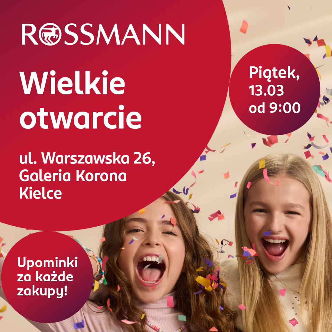 Wielkie otwarcie ROSSMANN - Galeria Korona Kielce